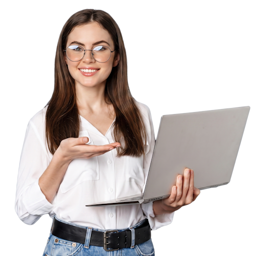 Utilizatoare BaClass cu laptop